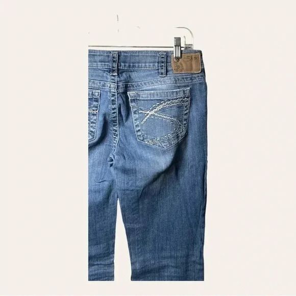 0844. SILVER JEANS AIKO BOOTCUT DENIM JEANS SIZE 30 MEDIUM WASH DENIM IN COLOR - Picture 7 of 9